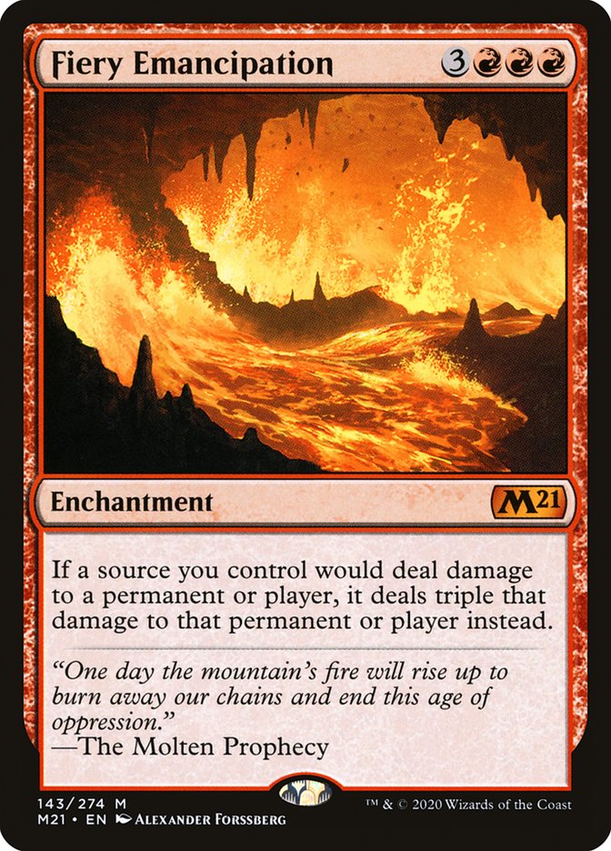 Fiery Emancipation [Core Set 2021] | Total Play