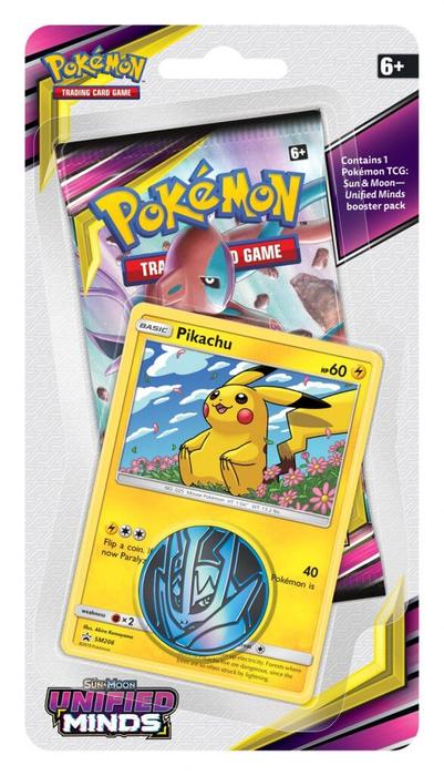 Sun & Moon: Unified Minds - Single Pack Blister (Pikachu) | Total Play