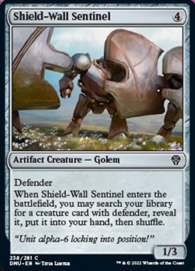 Shield-Wall Sentinel [Dominaria United] | Total Play