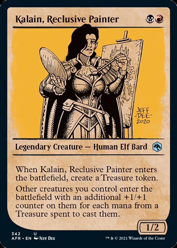 Kalain, Reclusive Painter (Showcase) [Dungeons & Dragons: Adventures in the Forgotten Realms] | Total Play