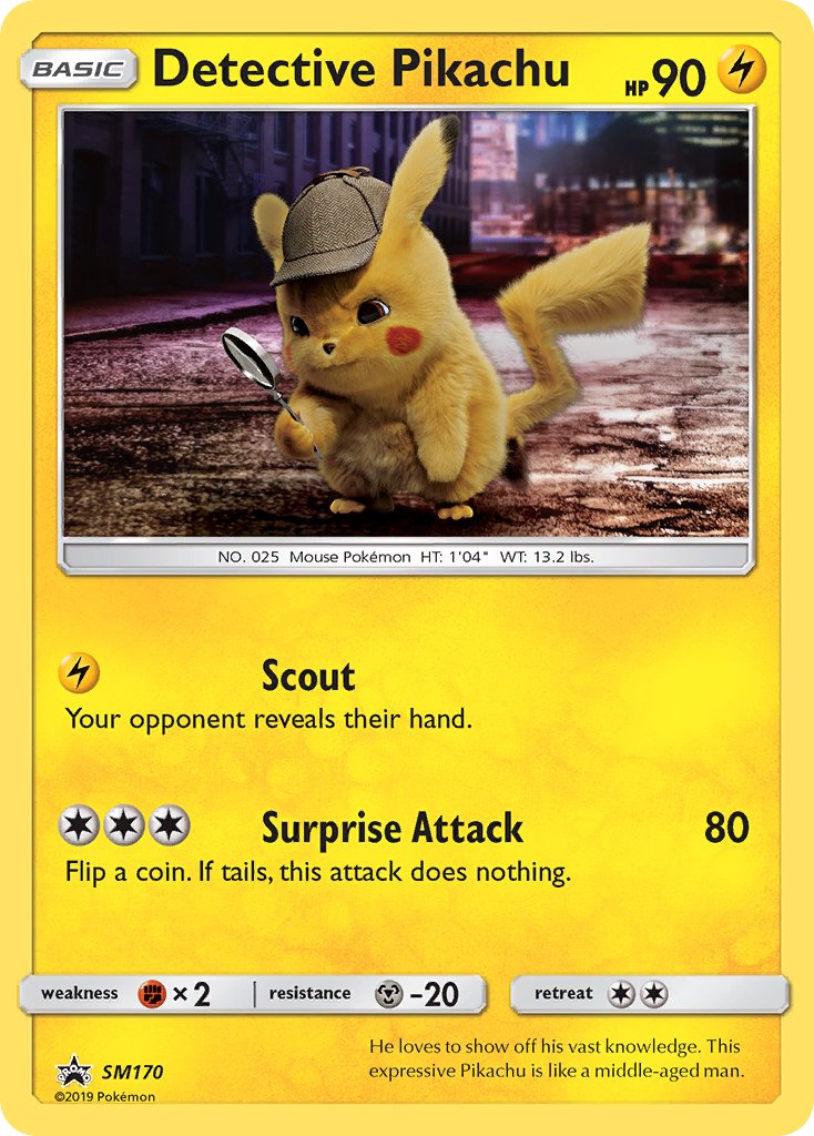 Detective Pikachu (SM170) [Sun & Moon: Black Star Promos] | Total Play