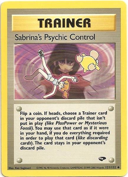 Sabrina's Psychic Control (121/132) [Gym Challenge Unlimited] | Total Play