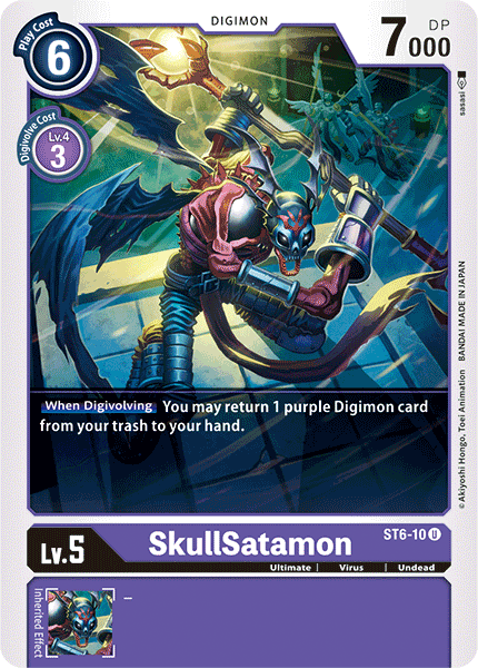 SkullSatamon [ST6-10] [Starter Deck: Venomous Violet] | Total Play