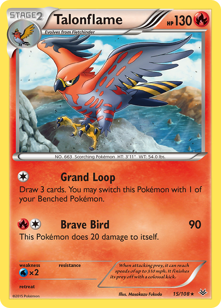 Talonflame (15/108) [XY: Roaring Skies] | Total Play