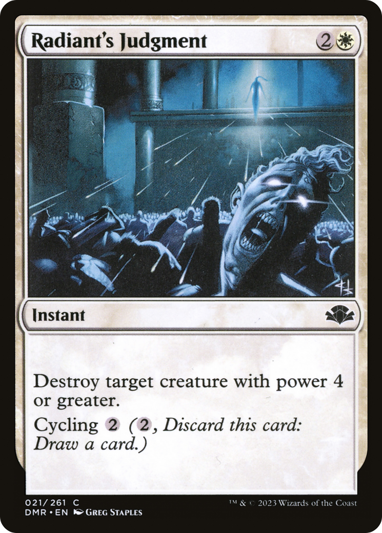 Radiant's Judgment [Dominaria Remastered] | Total Play