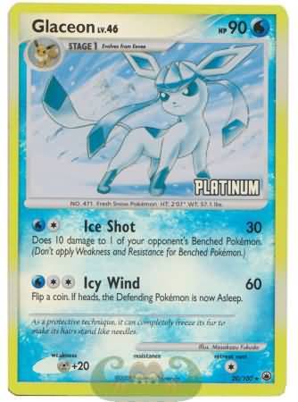 Glaceon (20/100) [Burger King Promos: 2009 Collection] | Total Play