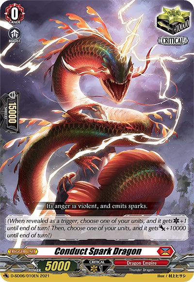 Conduct Spark Dragon (D-SD06/010EN) [Mirei Minae: Sealed Blaze Maiden] | Total Play