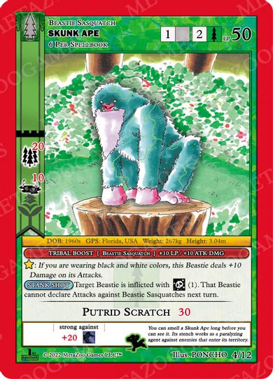 Skunk Ape [Cryptid Nation: Wilderness First Edition Theme Deck] | Total Play