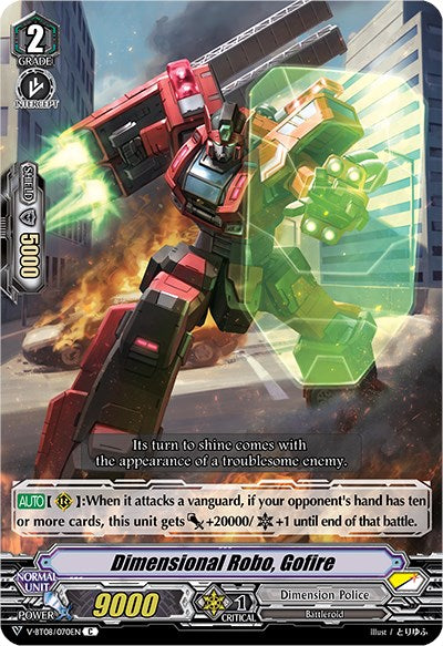 Dimensional Robo, Gofire (V-BT08/070EN C) [Silverdust Blaze] | Total Play