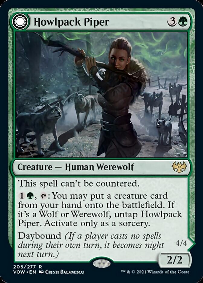 Howlpack Piper // Wildsong Howler [Innistrad: Crimson Vow] | Total Play