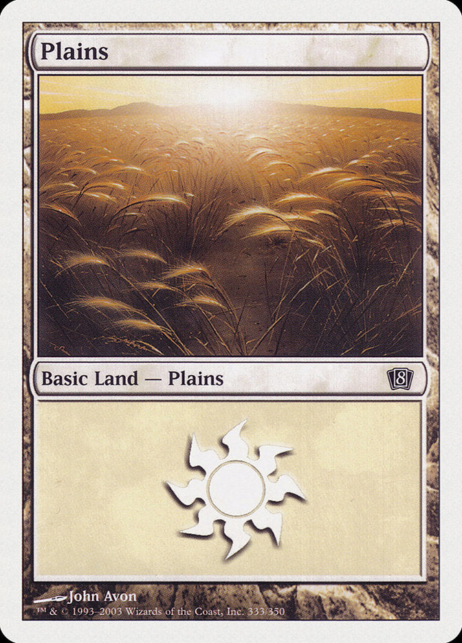 Plains (333) [Eighth Edition] | Total Play