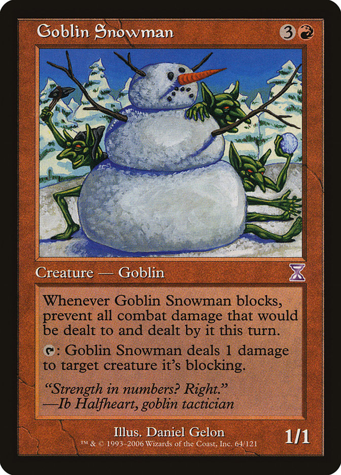 Goblin Snowman [Time Spiral Timeshifted] | Total Play