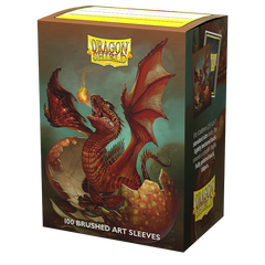 Dragon Shield: Standard 100ct Brushed Art Sleeves - Sparky | Total Play