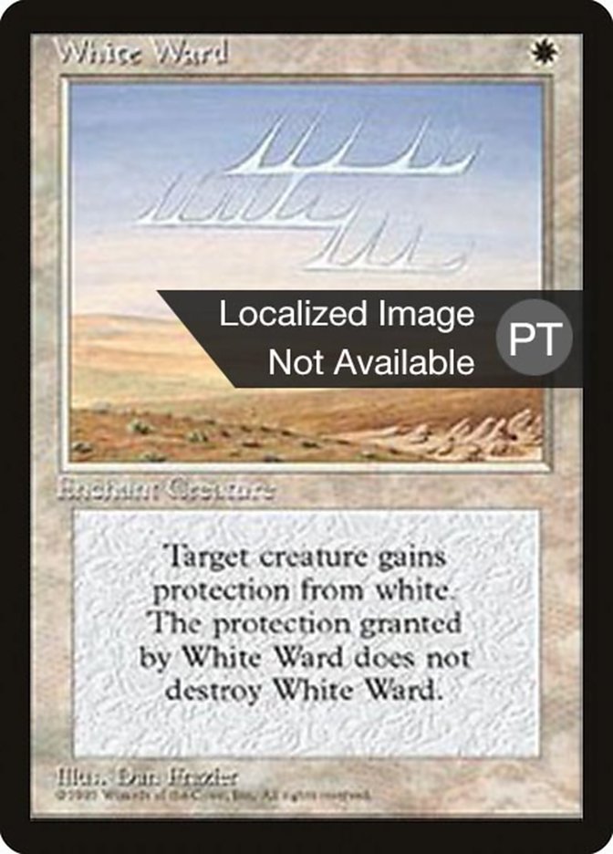 White Ward [Fourth Edition (Foreign Black Border)] | Total Play