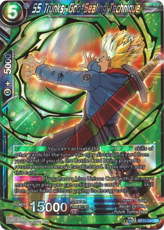 SS Trunks, God-Sealing Technique (BT10-044) [Rise of the Unison Warrior] | Total Play