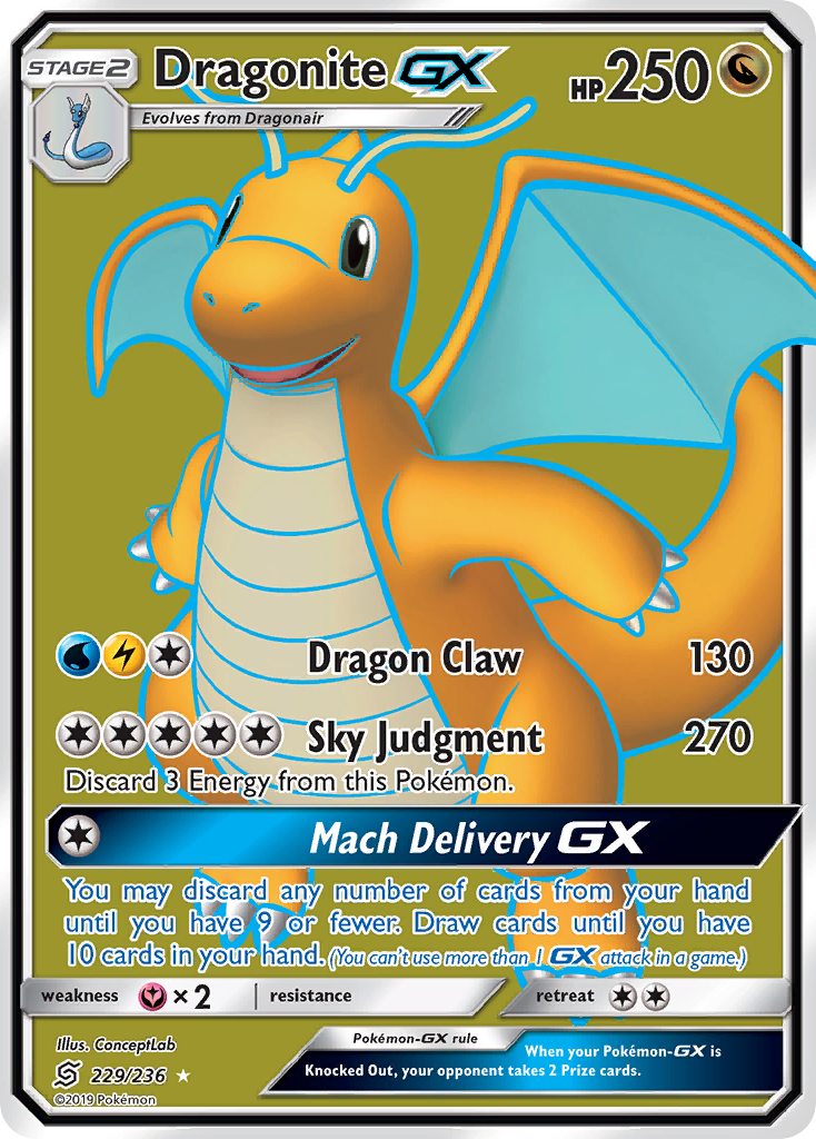 Dragonite GX (229/236) [Sun & Moon: Unified Minds] | Total Play