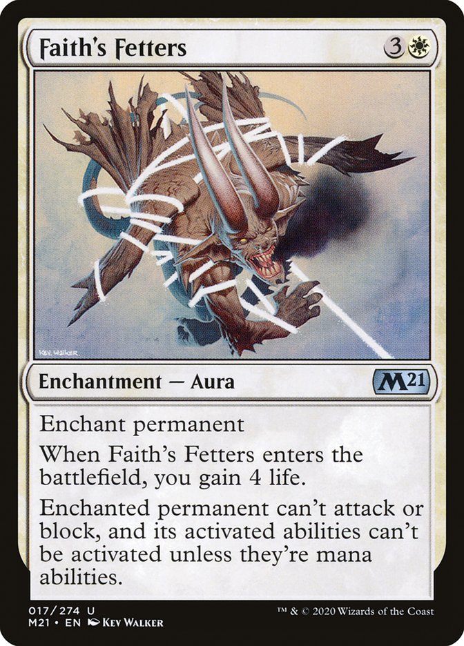 Faith's Fetters [Core Set 2021] | Total Play