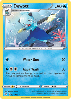 Dewott (034/185) [Sword & Shield: Vivid Voltage] | Total Play