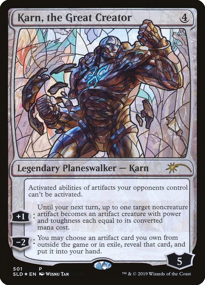 Karn, the Great Creator (Stained Glass) [Secret Lair Drop Promos] | Total Play