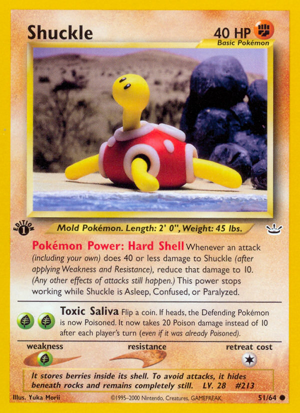 Shuckle (51/64) [Neo Revelation 1st Edition] | Total Play