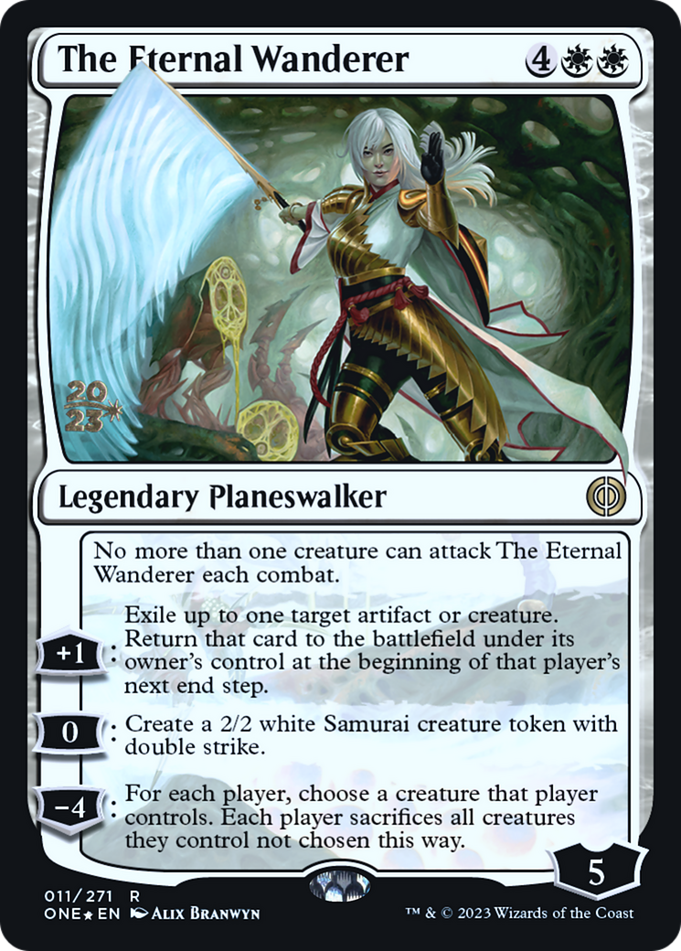 The Eternal Wanderer [Phyrexia: All Will Be One Prerelease Promos] | Total Play