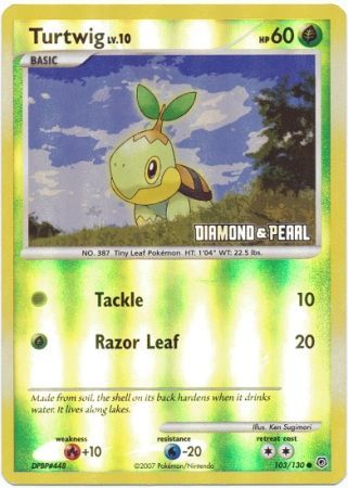 Turtwig (103/130) [Burger King Promos: 2008 Collection] | Total Play