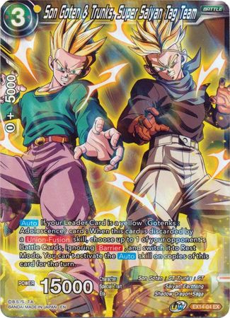 Son Goten & Trunks, Super Saiyan Tag Team (EX14-04) [Battle Advanced] | Total Play