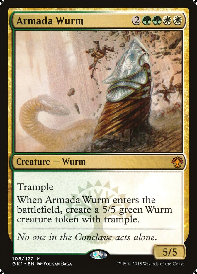 Armada Wurm [Guilds of Ravnica Guild Kit] | Total Play