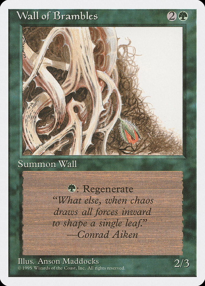 Wall of Brambles [Fourth Edition] | Total Play