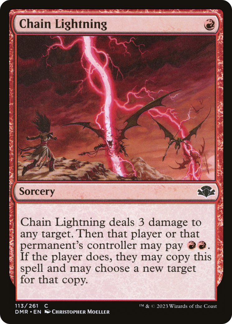Chain Lightning [Dominaria Remastered] | Total Play