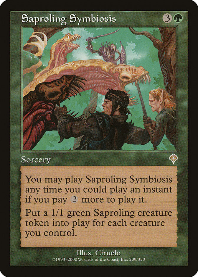 Saproling Symbiosis [Invasion] | Total Play