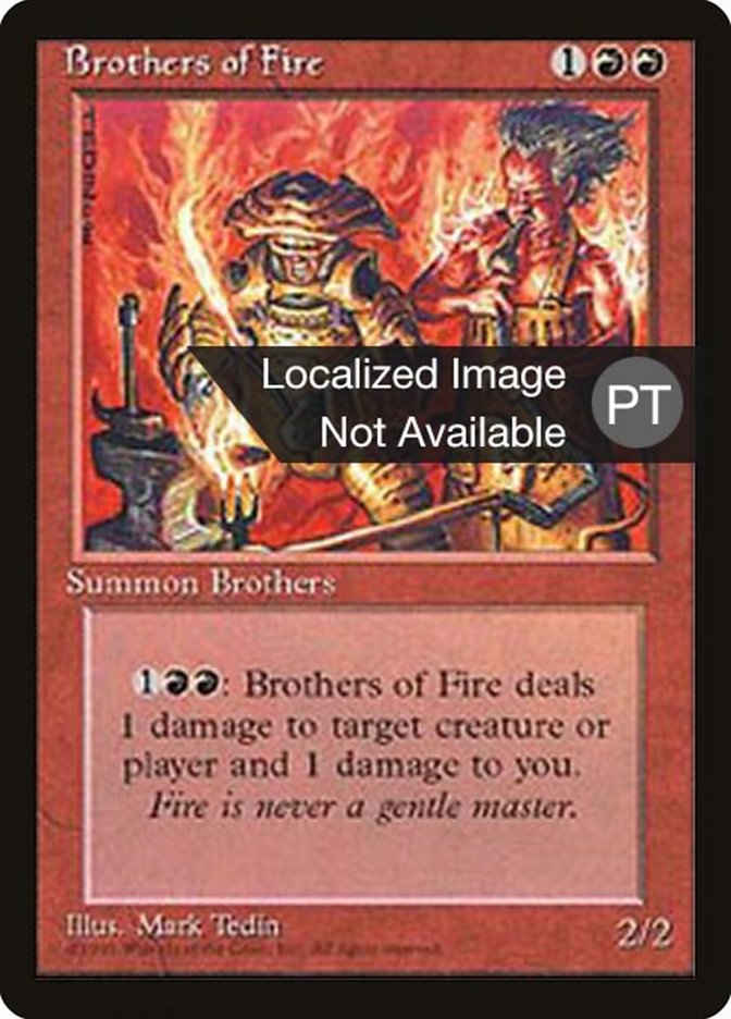 Brothers of Fire [Fourth Edition (Foreign Black Border)] | Total Play