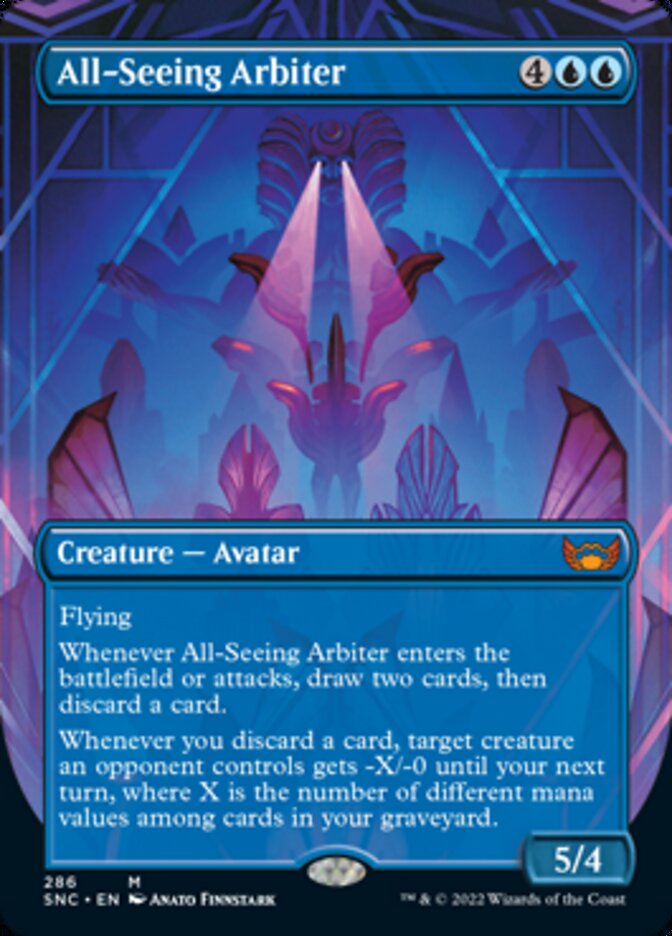 All-Seeing Arbiter (Borderless Alternate Art) [Streets of New Capenna] | Total Play