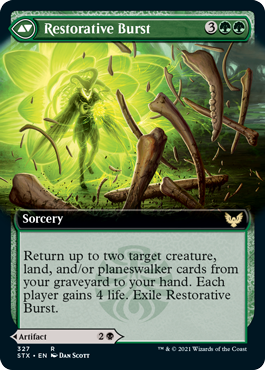 Pestilent Cauldron // Restorative Burst (Extended Art) [Strixhaven: School of Mages] | Total Play