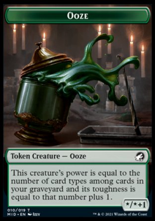 Clue // Ooze Double-Sided Token [Innistrad: Midnight Hunt Tokens] | Total Play