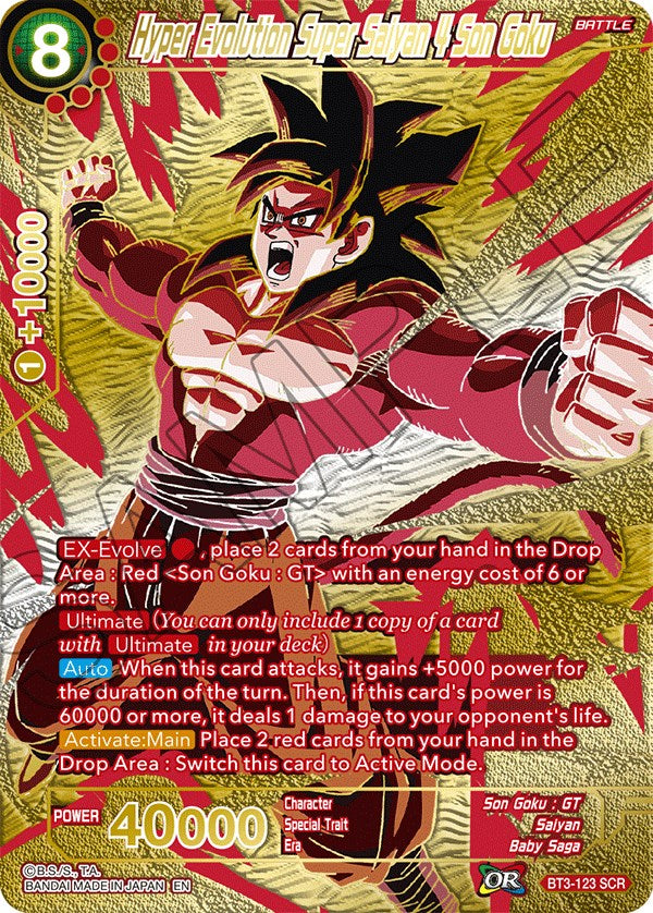 Hyper Evolution Super Saiyan 4 Son Goku (Premium Edition) (BT3-123) [5th Anniversary Set] | Total Play