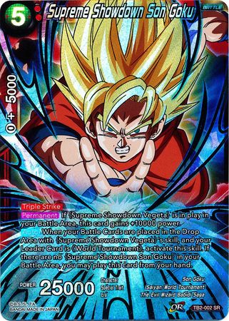 Supreme Showdown Son Goku (TB2-002) [World Martial Arts Tournament] | Total Play