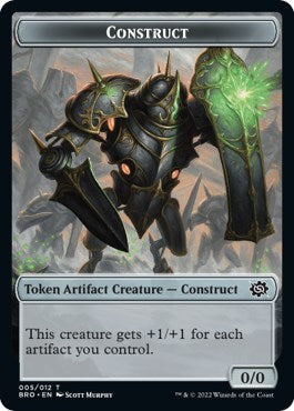 Servo // Construct (005) Double-Sided Token [The Brothers' War Commander Tokens] | Total Play