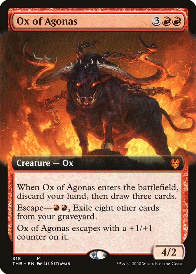 Ox of Agonas (Extended Art) [Theros Beyond Death] | Total Play