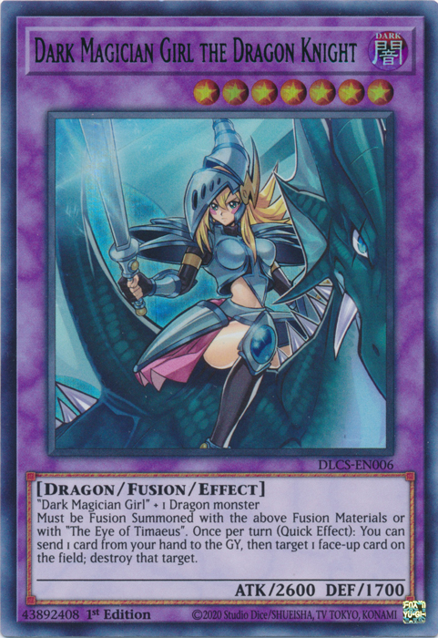 Dark Magician Girl the Dragon Knight (Blue) [DLCS-EN006] Ultra Rare | Total Play