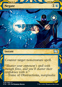 Negate (Foil Etched) [Strixhaven: School of Mages Mystical Archive] | Total Play