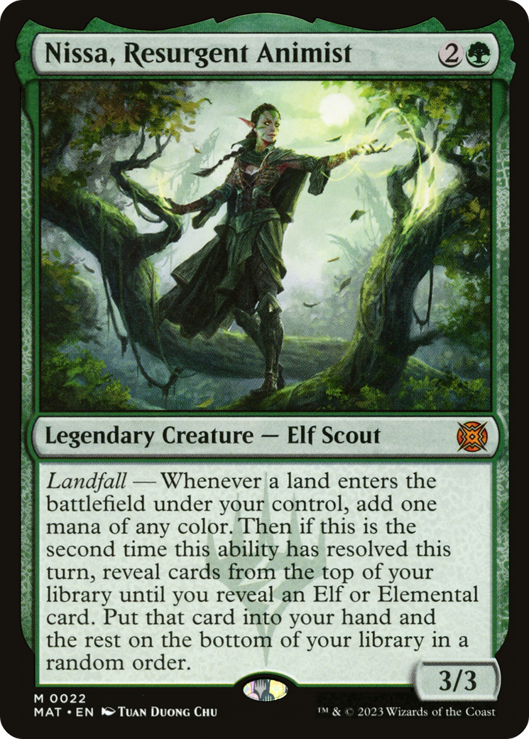 Nissa, Resurgent Animist [March of the Machine: The Aftermath] | Total Play