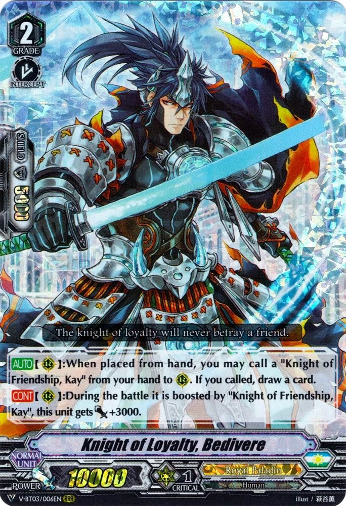 Knight of Loyalty, Bedivere (V-BT03/006EN) [Miyaji Academy CF Club] | Total Play