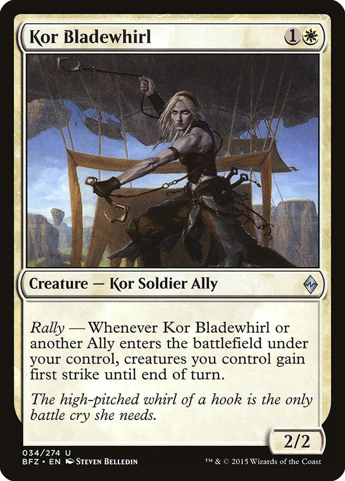 Kor Bladewhirl [Battle for Zendikar] | Total Play