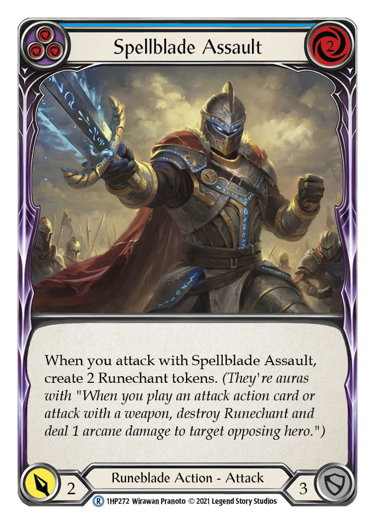 Spellblade Assault (Blue) [1HP272] (History Pack 1) | Total Play