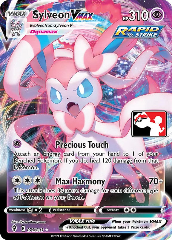 Sylveon VMAX (075/203) [Prize Pack Series One] | Total Play