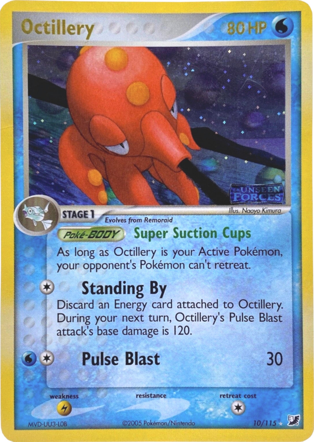 Octillery (10/115) (Stamped) [EX: Unseen Forces] | Total Play