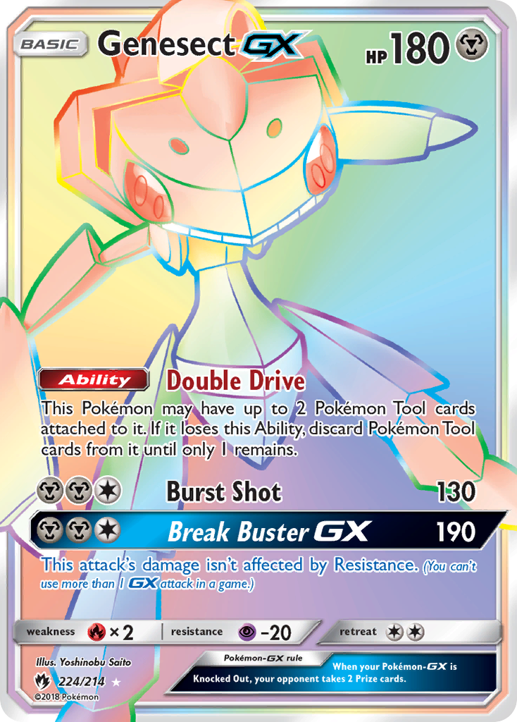 Genesect GX (224/214) [Sun & Moon: Lost Thunder] | Total Play