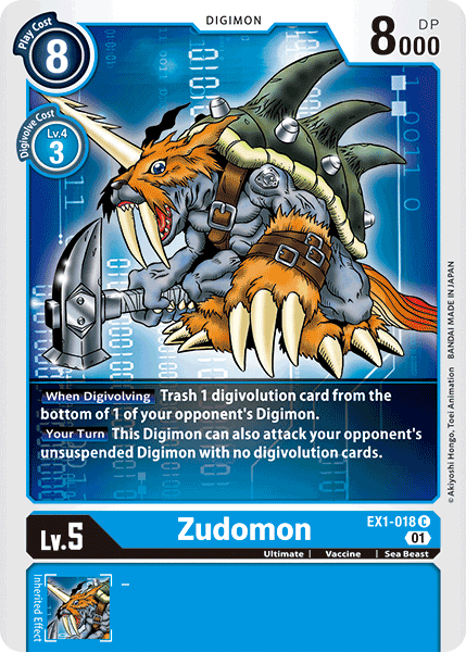 Zudomon [EX1-018] [Classic Collection] | Total Play