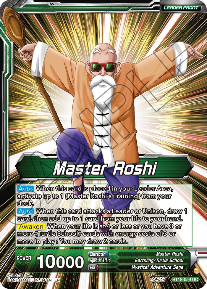 Master Roshi // Son Goku, Krillin, Yamcha, & Master Roshi, Reunited (BT18-059) [Dawn of the Z-Legends Prerelease Promos] | Total Play